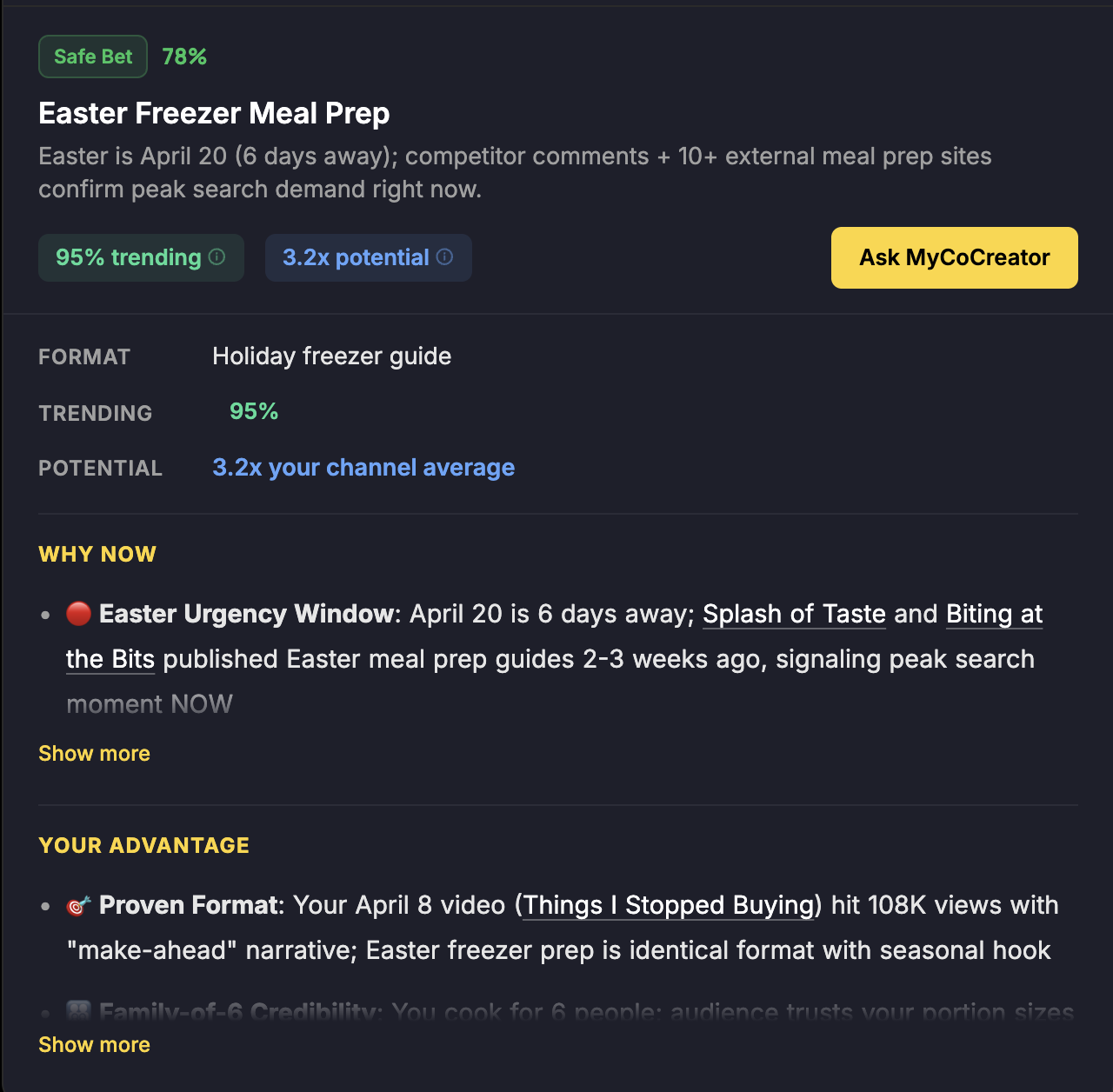 Video opportunities ranked by breakout probability